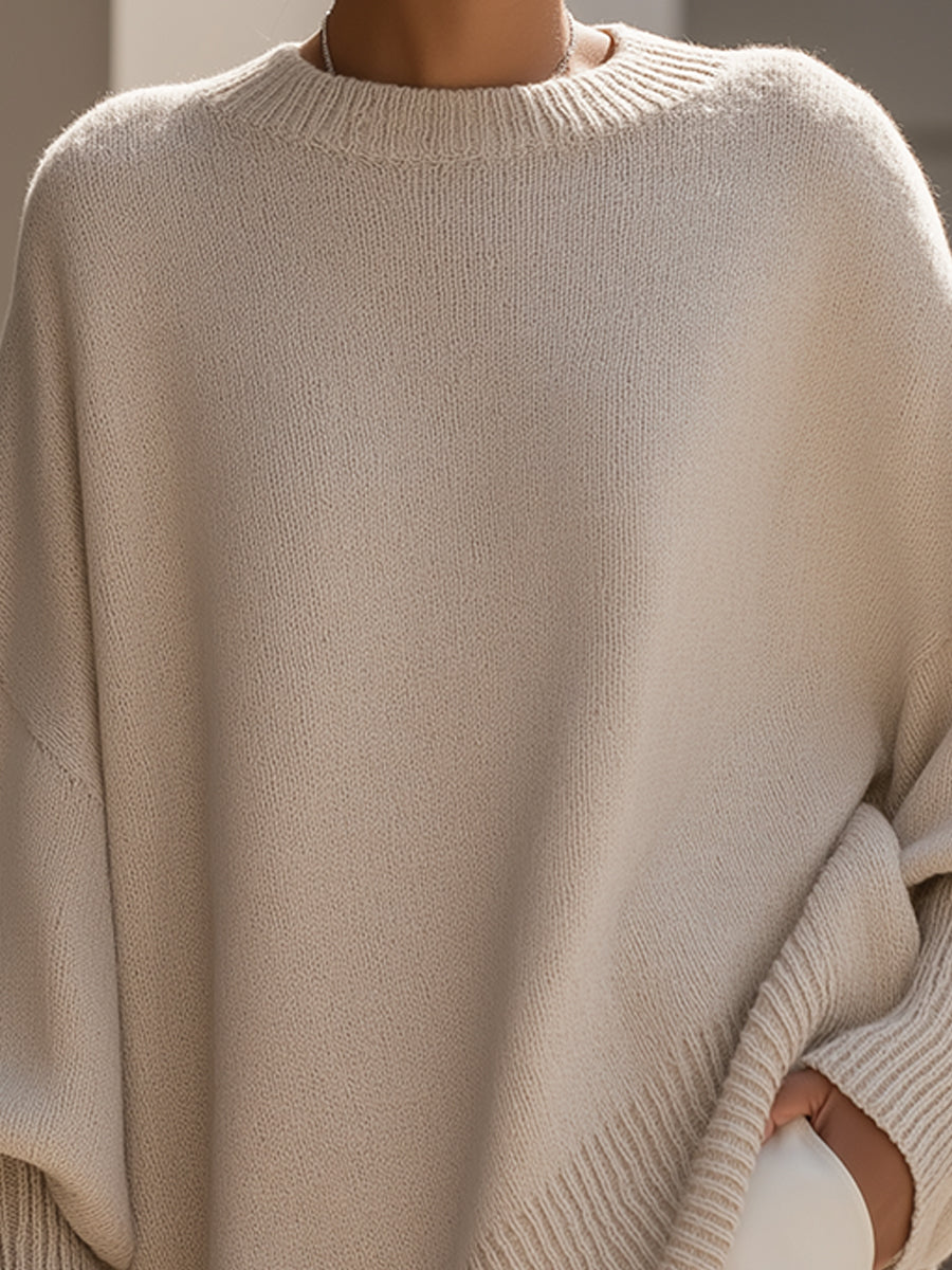 MONA | JERSEY OVERSIZE DE MEZCLA DE LANA