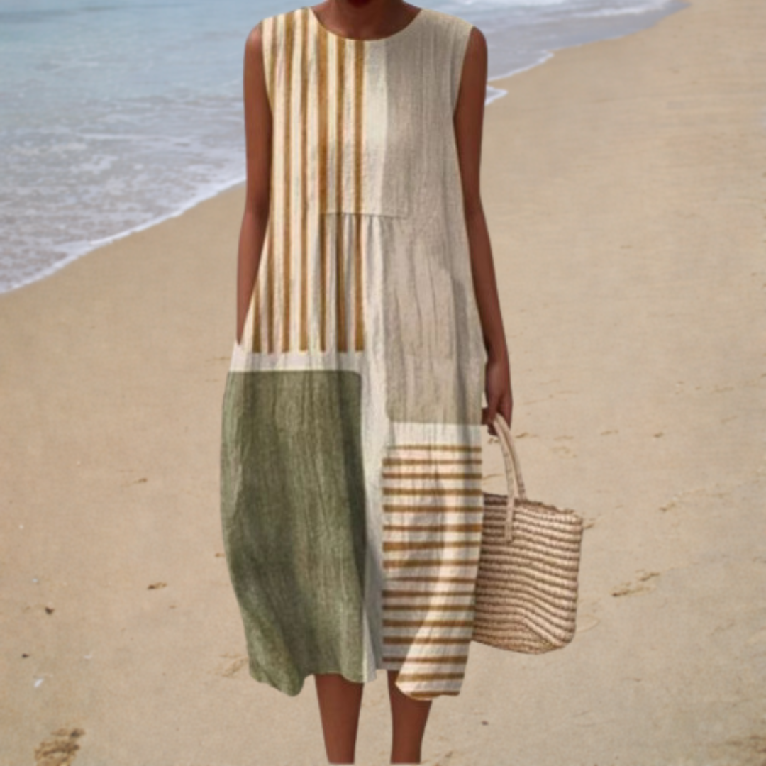 OLIVIA™ | VESTIDO MIDI SAHARA