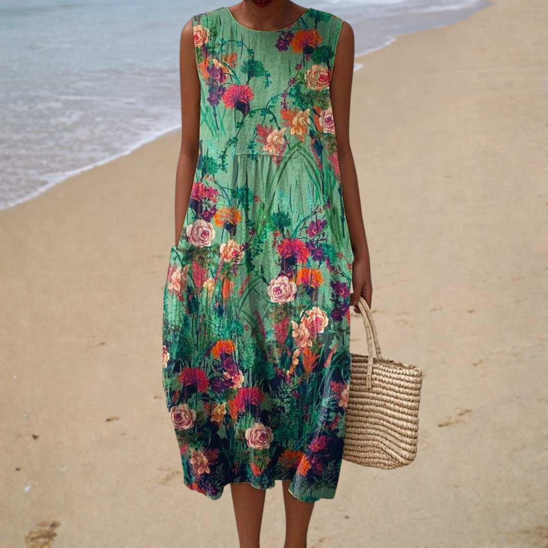 VERA™ | VESTIDO MIDI JARDÍN