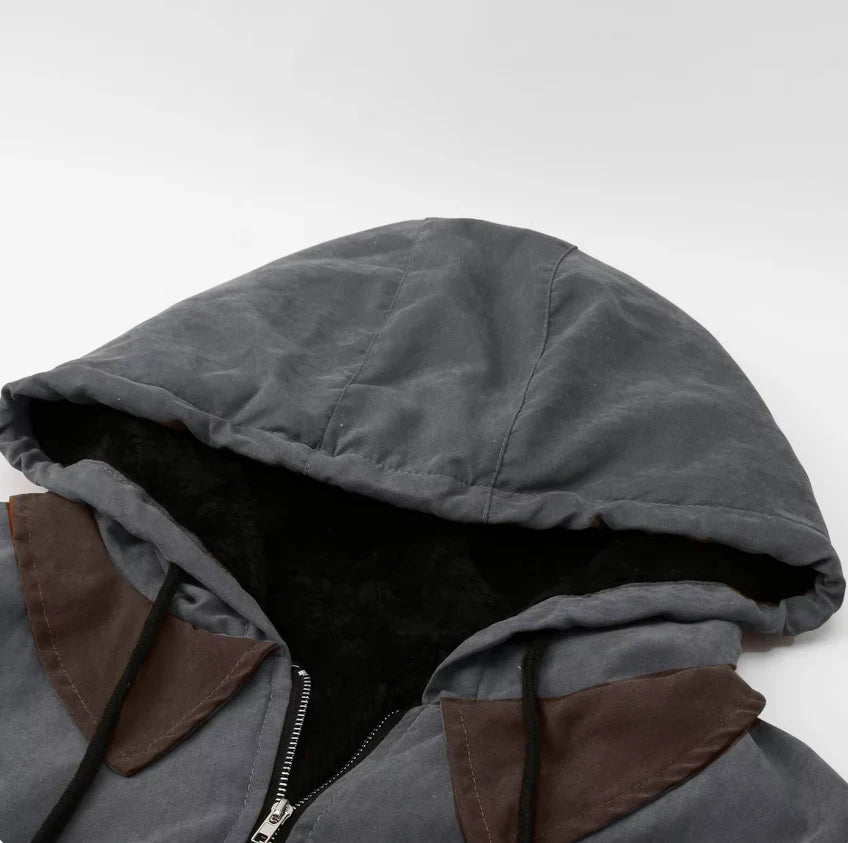 CHAQUETA HOODIE COZY CON FORRO INTERIOR ULTRA SUAVE