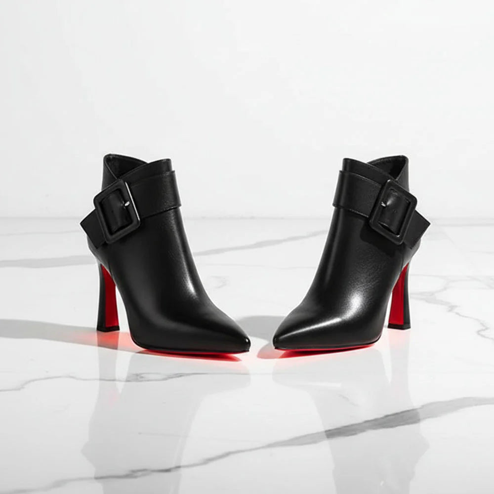 CLARA™ | BOTÍN STILETTO HEBILLA LUXE
