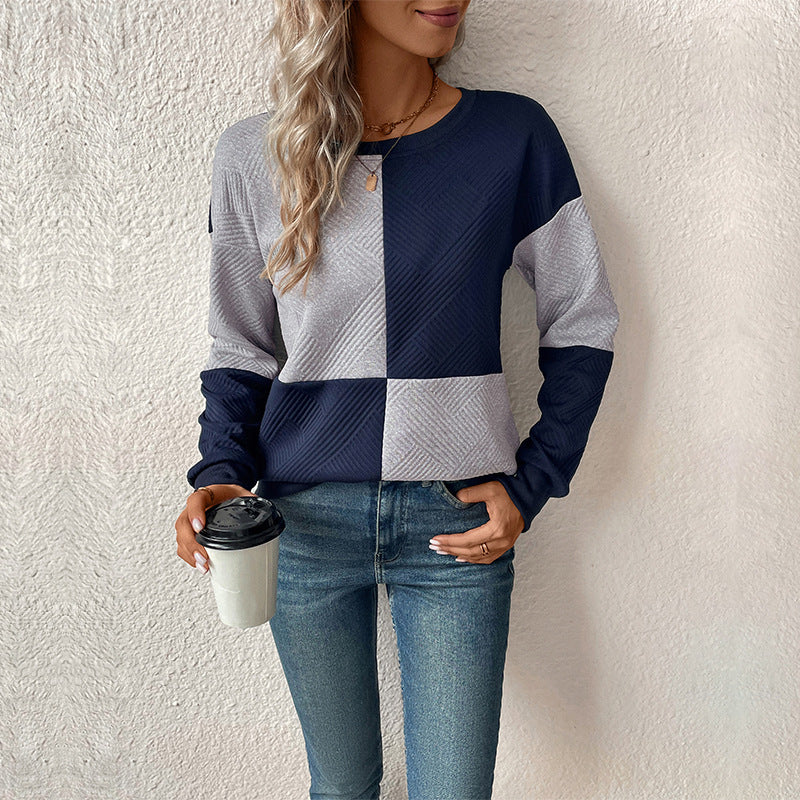 SUDADERA COLOR BLOCK VINTAGE