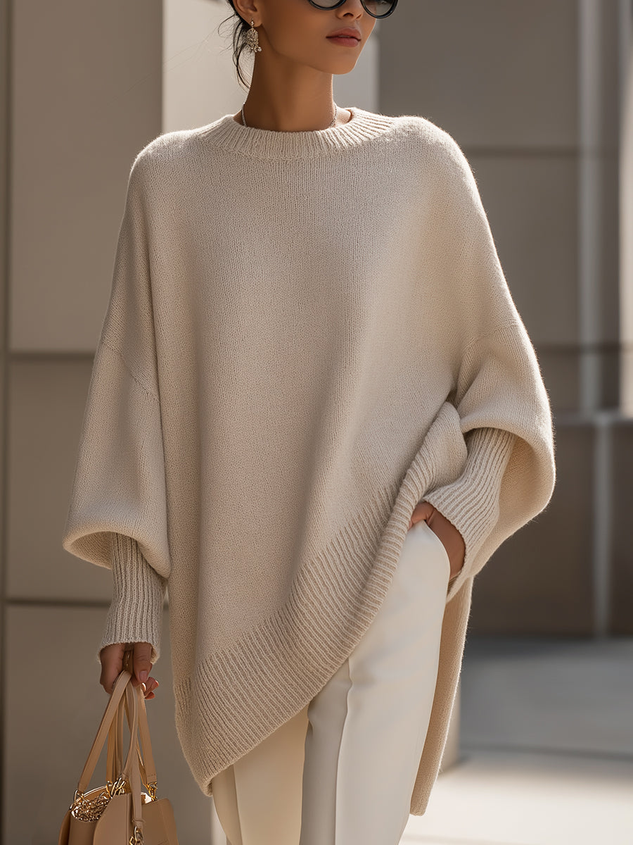 MONA | JERSEY OVERSIZE DE MEZCLA DE LANA