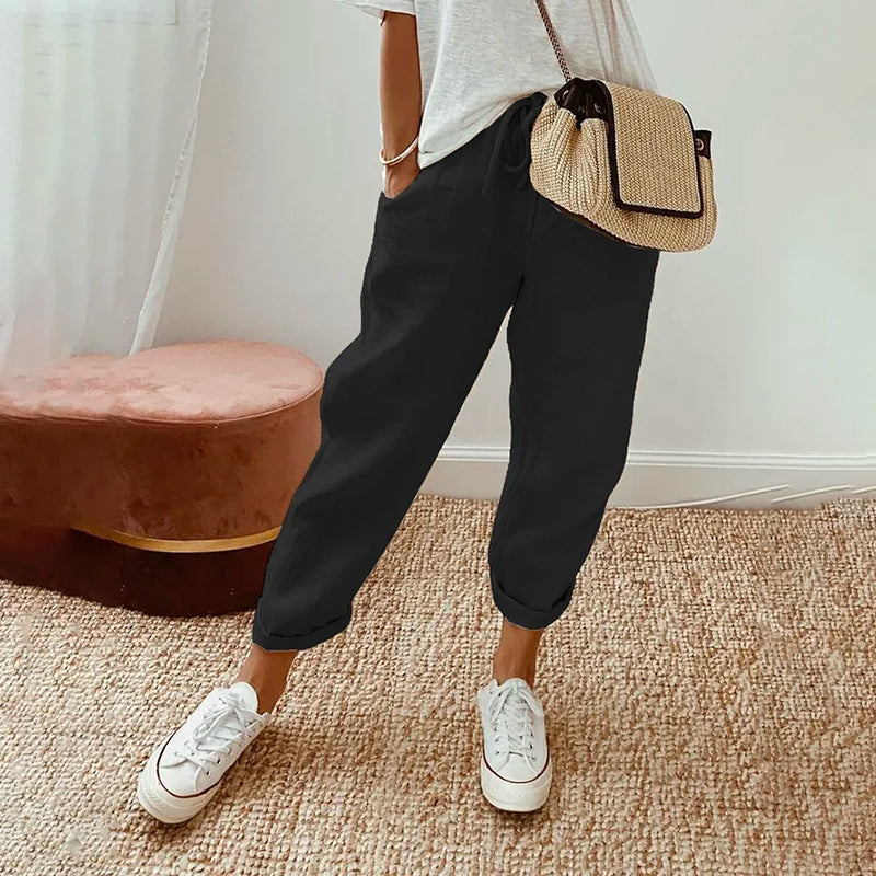LINEN™ | PANTALÓN OVERSIZE DE LINO