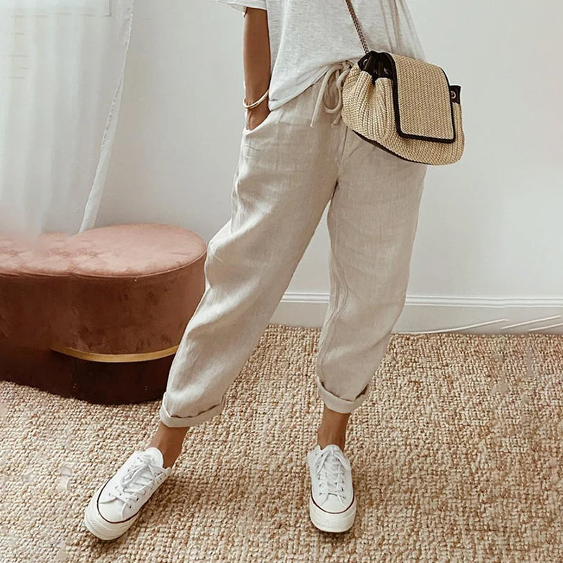 LINEN™ | PANTALÓN OVERSIZE DE LINO
