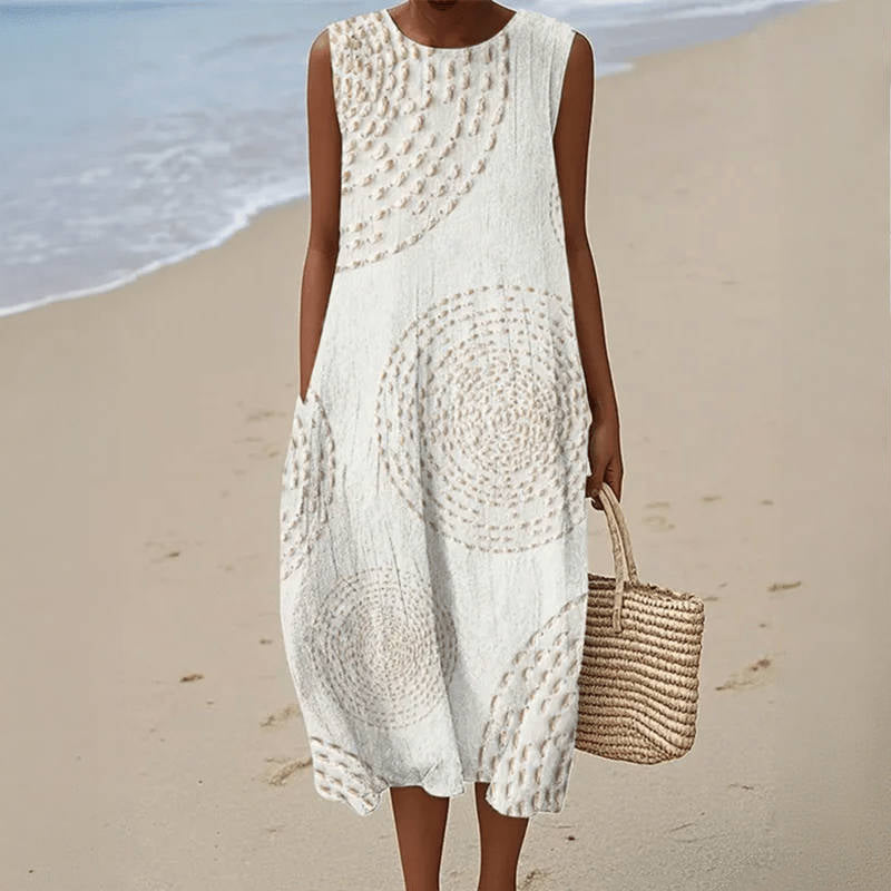 LUNA™ | VESTIDO MIDI PERLA
