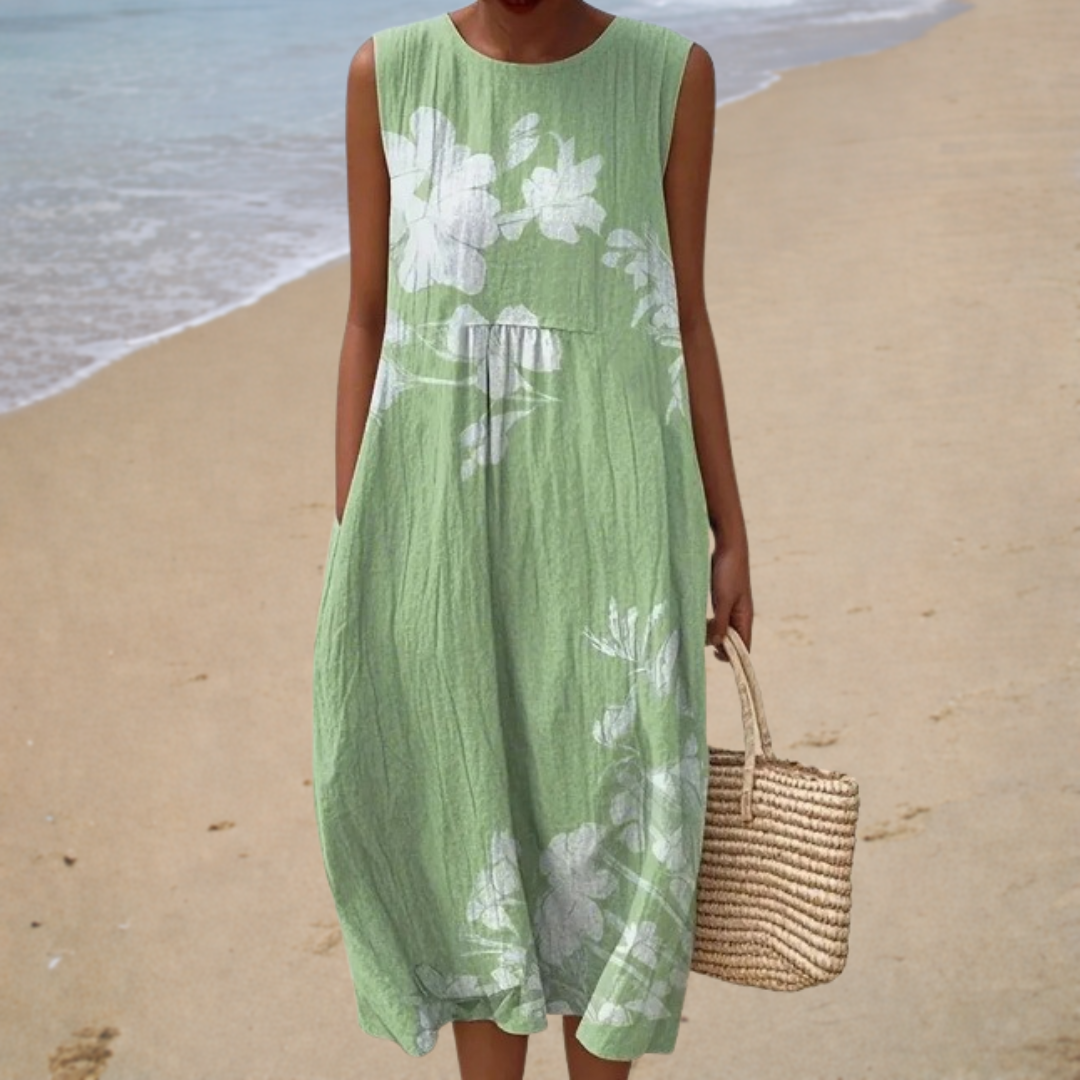 MAYA™ | VESTIDO MIDI PRIMAVERA