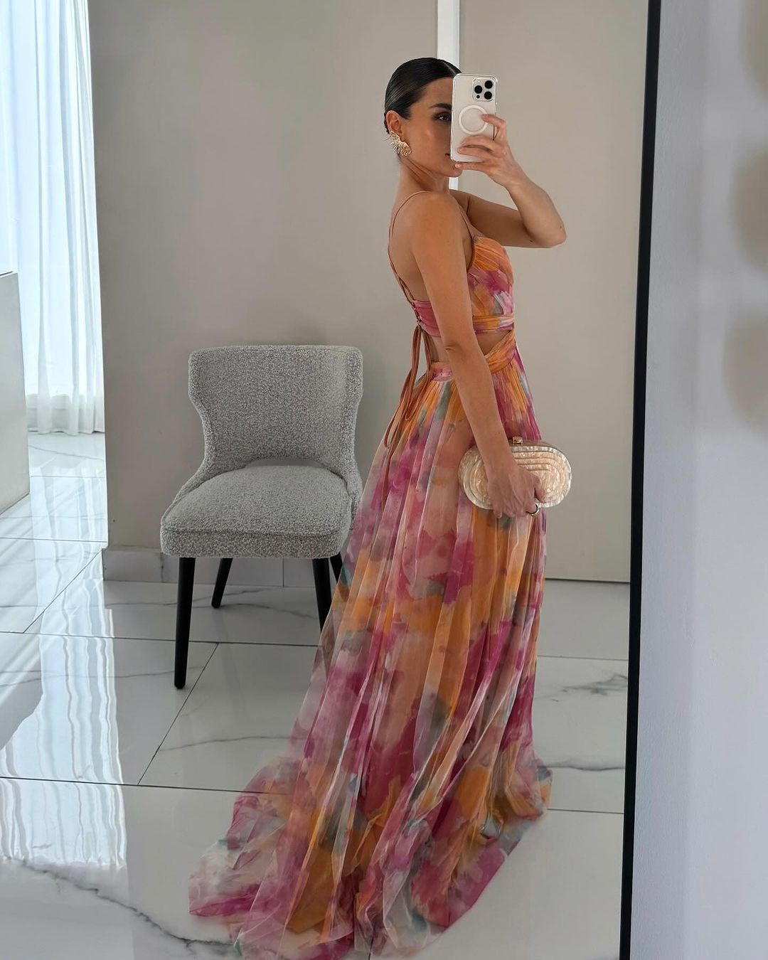 GISELLE™ | VESTIDO MAXI FLORAL ELEGANTE CON ESCOTE EN V