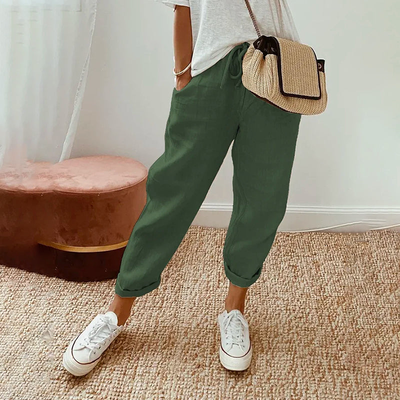 LINEN™ | PANTALÓN OVERSIZE DE LINO