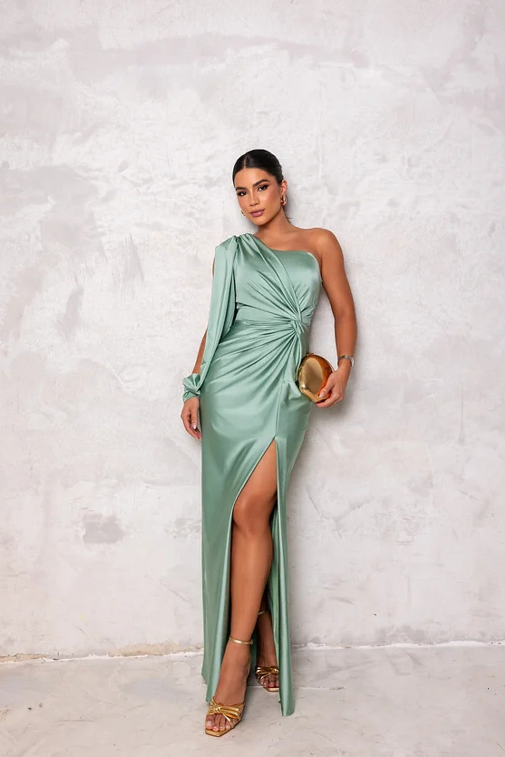 ADA™ | ELEGANTE VESTIDO DRAPÉ GLAMOUR