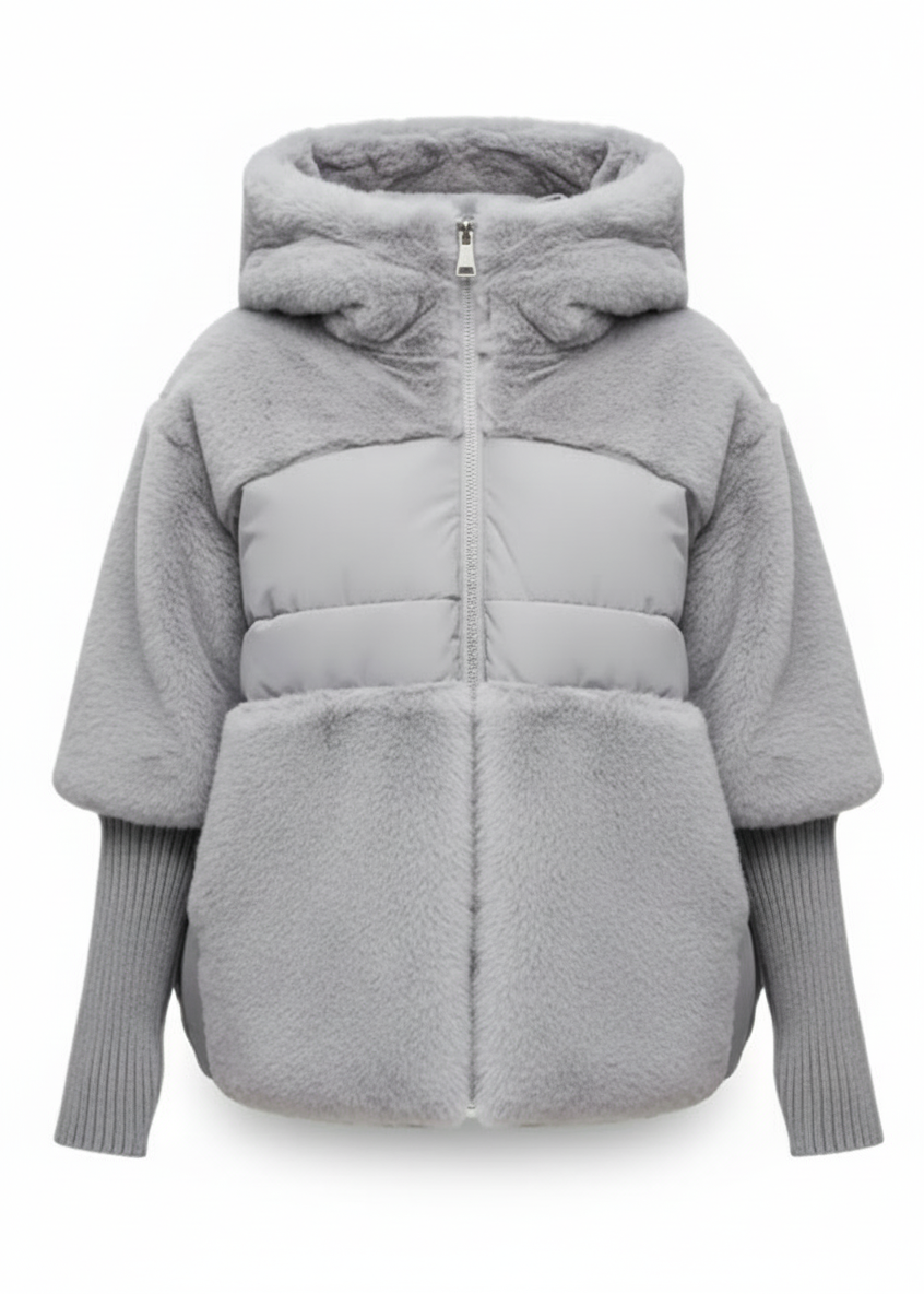 NÓRDICA | ABRIGO OVERSIZE CON CAPUCHA