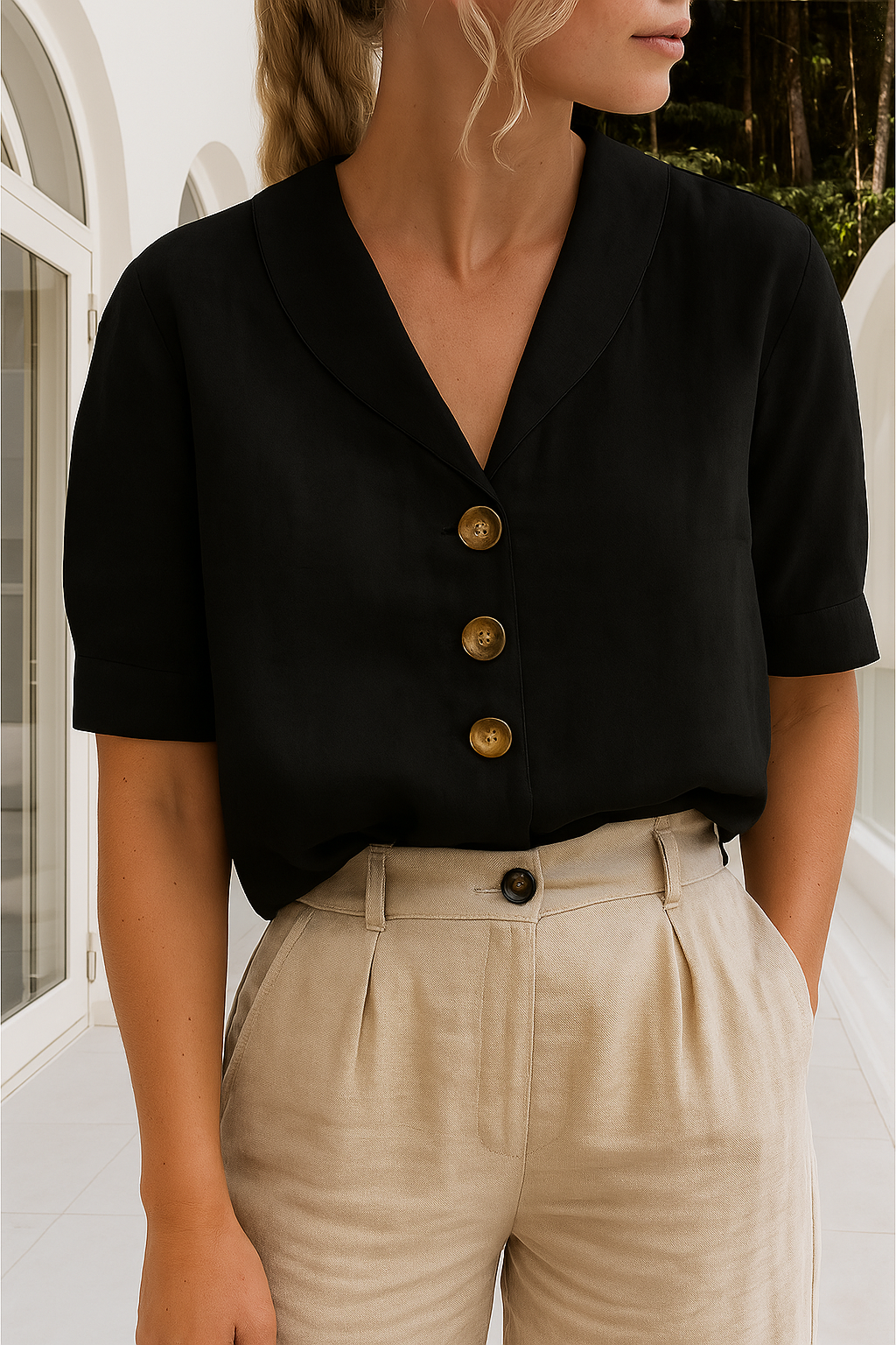 EVELINDA™ | BLUSA CASUAL ELEGANTE