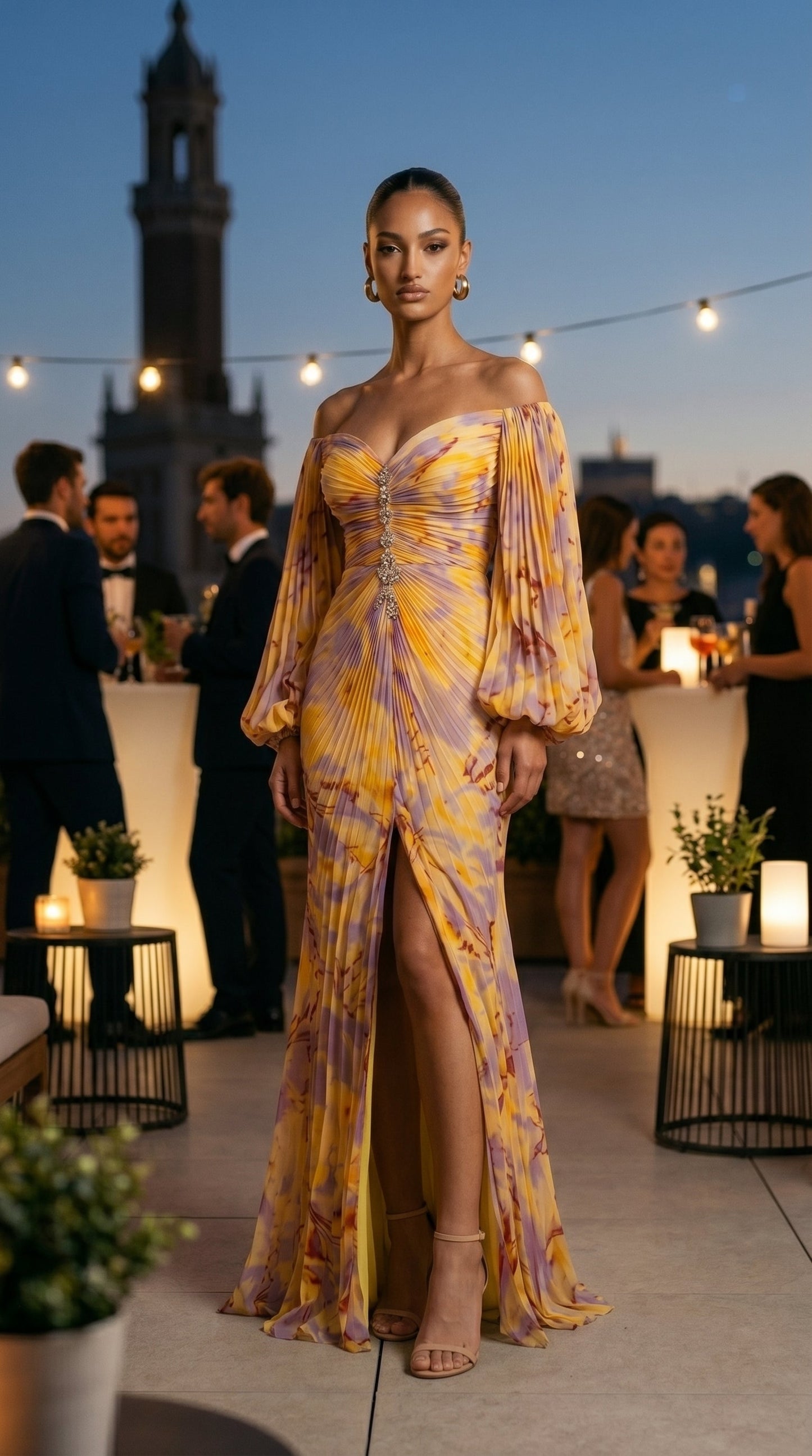 VELORA™ | VESTIDO CHIC ESCOTE EN V