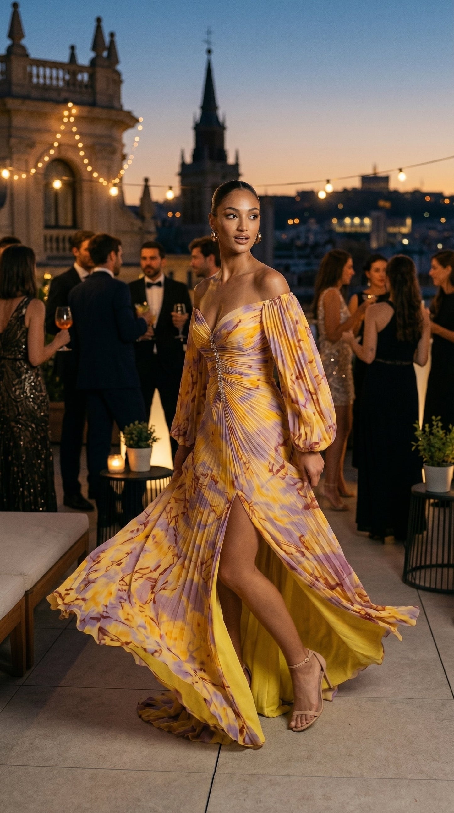 VELORA™ | VESTIDO CHIC ESCOTE EN V