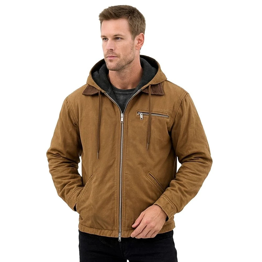 CHAQUETA HOODIE COZY CON FORRO INTERIOR ULTRA SUAVE