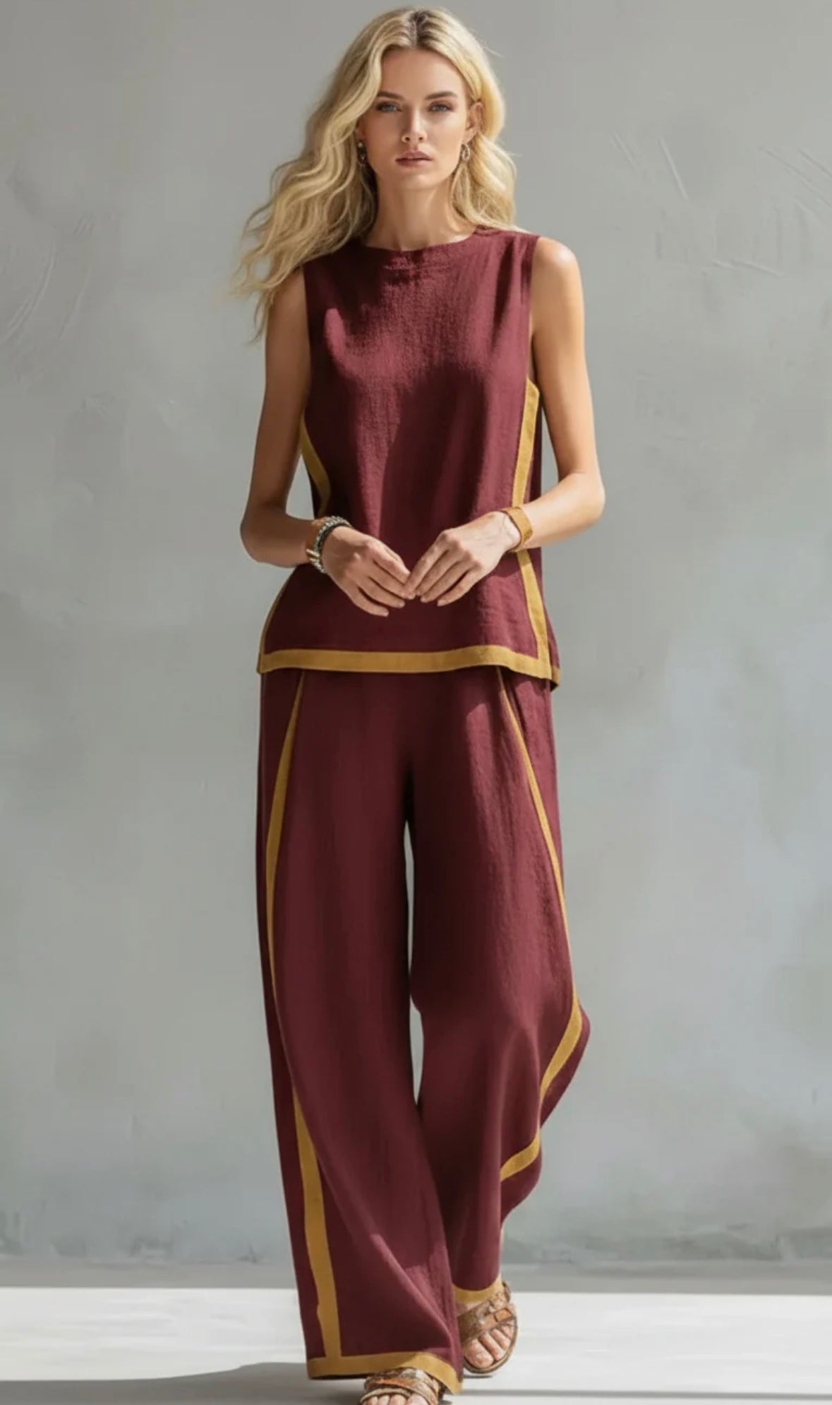 LEILA™ | CONJUNTO ELEGANTE DE LINO Y ALGODÓN