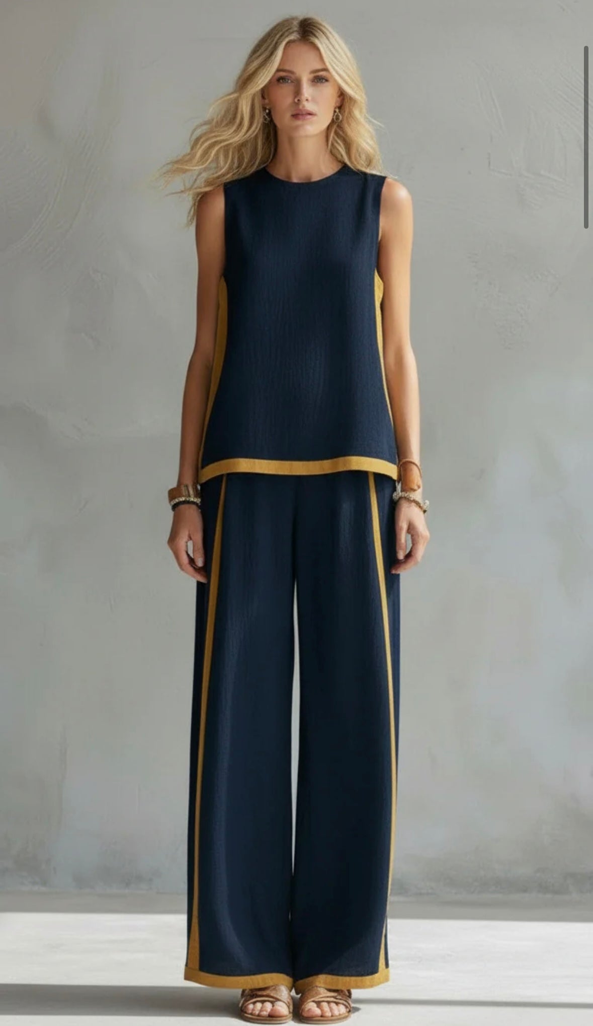 LEILA™ | CONJUNTO ELEGANTE DE LINO Y ALGODÓN