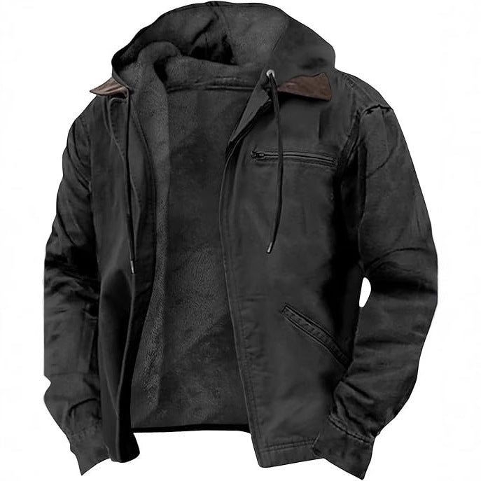 CHAQUETA HOODIE COZY CON FORRO INTERIOR ULTRA SUAVE