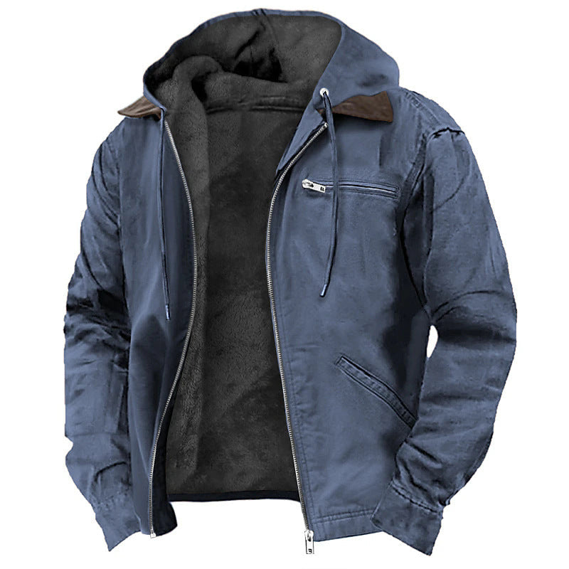 CHAQUETA HOODIE COZY CON FORRO INTERIOR ULTRA SUAVE