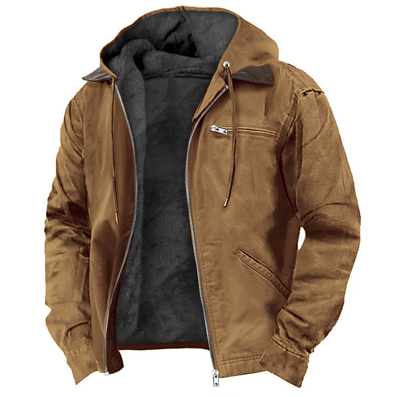 CHAQUETA HOODIE COZY CON FORRO INTERIOR ULTRA SUAVE
