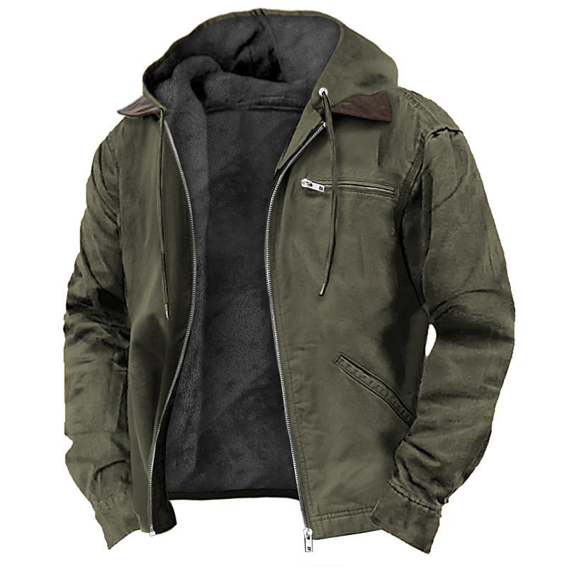 CHAQUETA HOODIE COZY CON FORRO INTERIOR ULTRA SUAVE