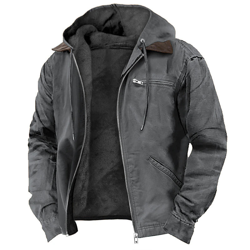CHAQUETA HOODIE COZY CON FORRO INTERIOR ULTRA SUAVE