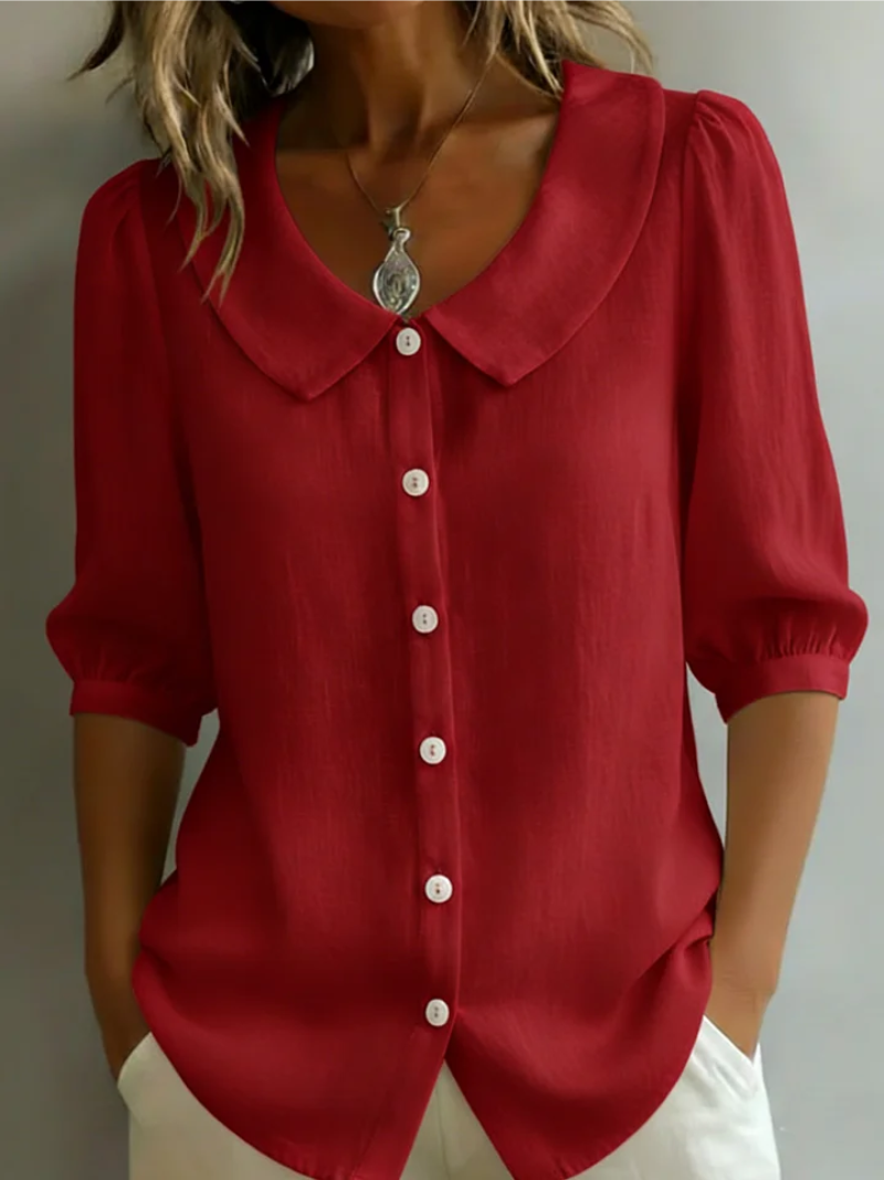 VELISE™ | BLUSA CON BOTONES FRONTAL