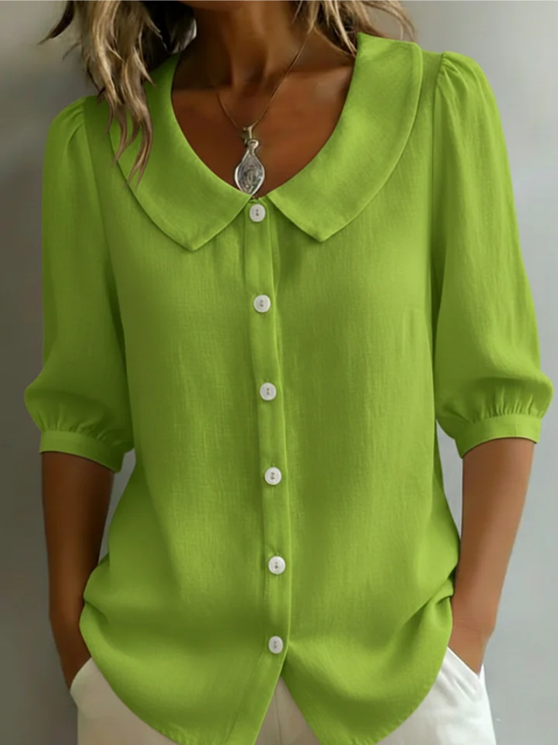 VELISE™ | BLUSA CON BOTONES FRONTAL