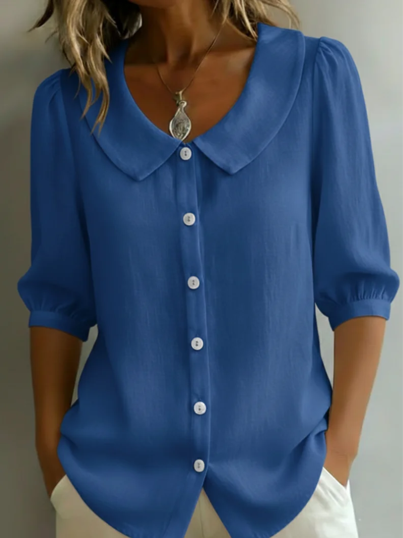 VELISE™ | BLUSA CON BOTONES FRONTAL