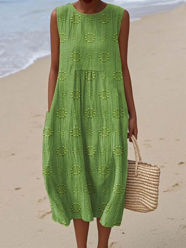 SARA™ | VESTIDO MIDI AURA