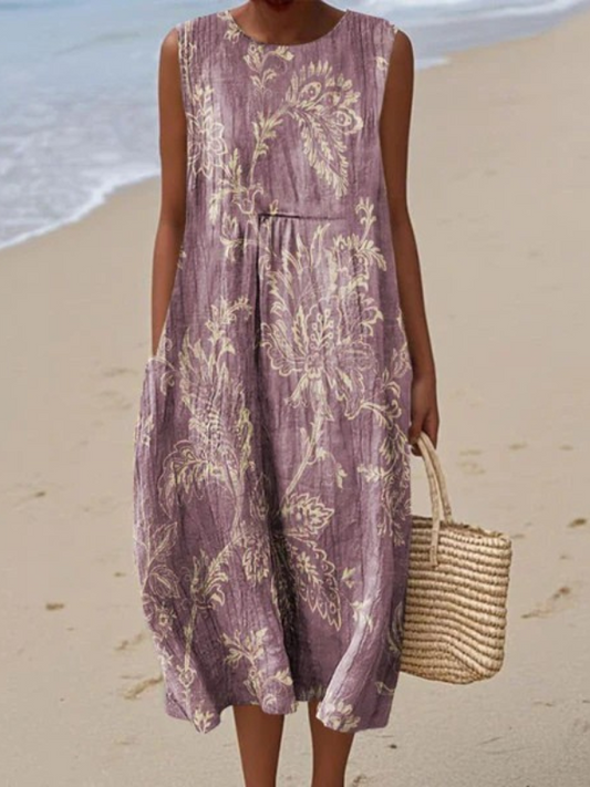 MIA™ | VESTIDO MIDI LAVANDA