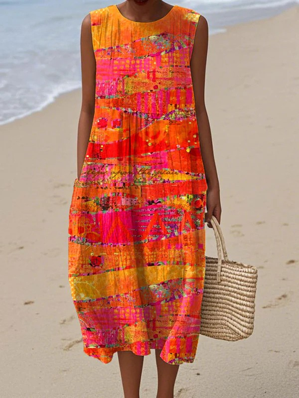 FAYE™ | VESTIDO MIDI AMAPOLA