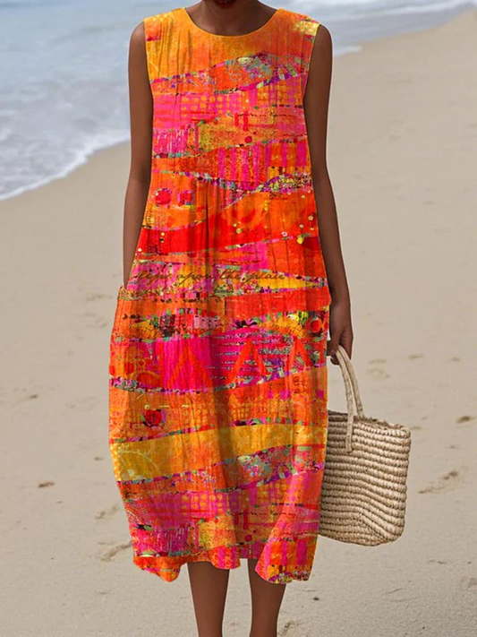 FAYE™ | VESTIDO MIDI AMAPOLA