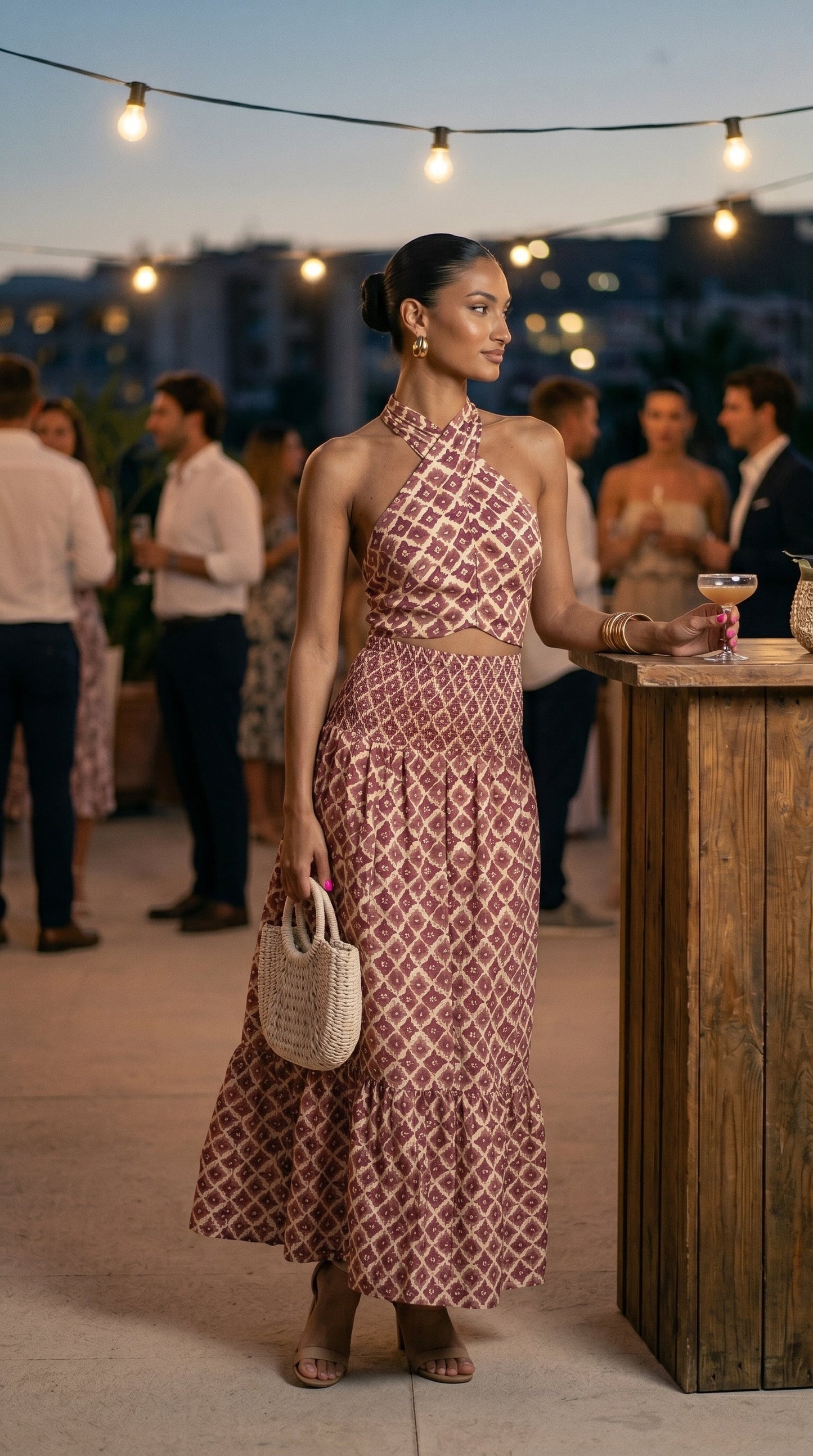 ELSA™ | CONJUNTO MAXI HALTER ESPALDA ABIERTA