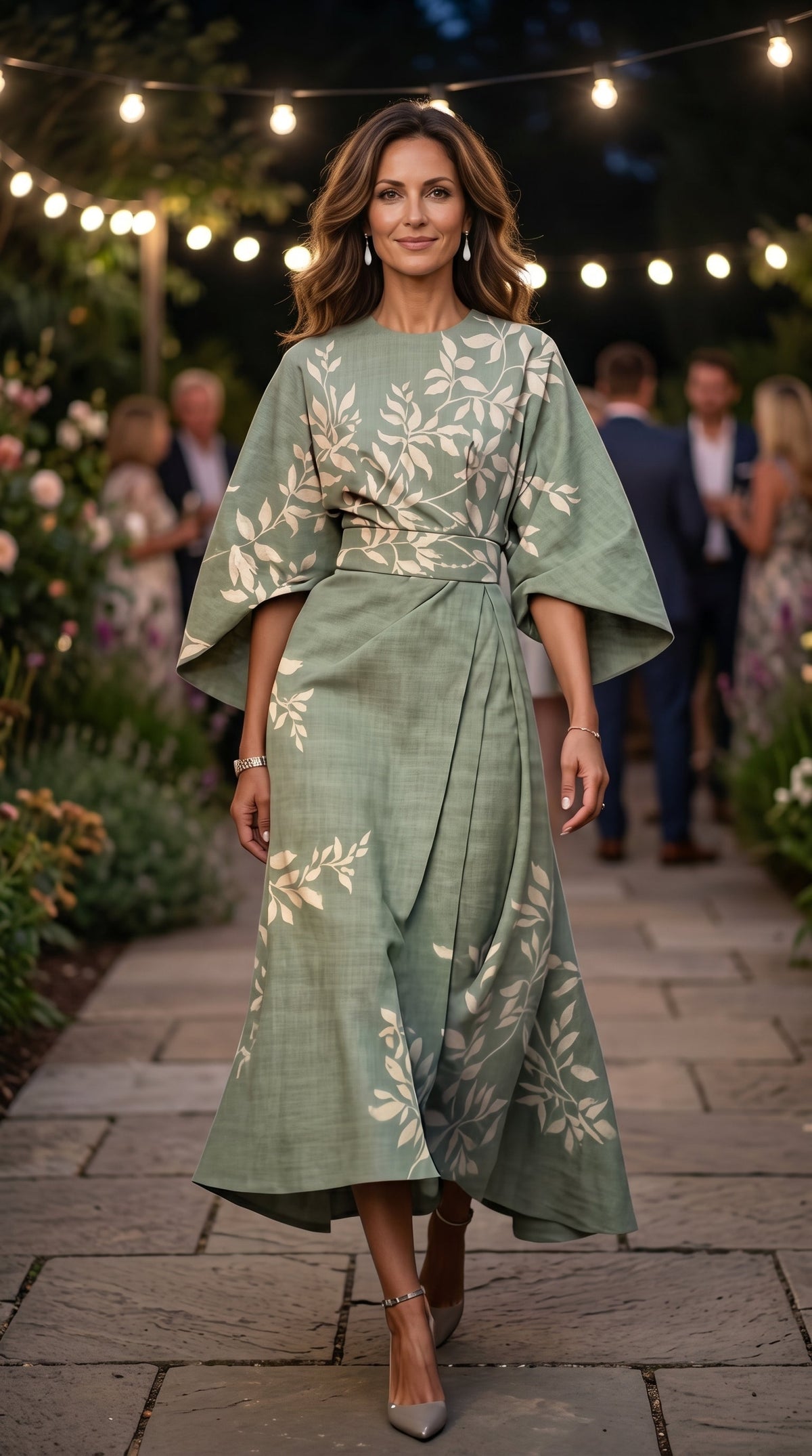 EDEN™ - VESTIDO FLORAL DE CINTURA ALTA