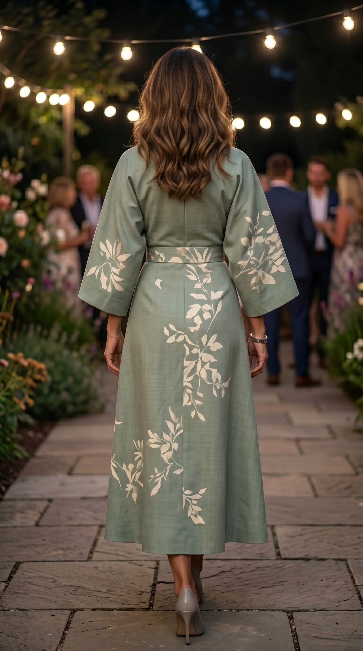 EDEN™ - VESTIDO FLORAL DE CINTURA ALTA