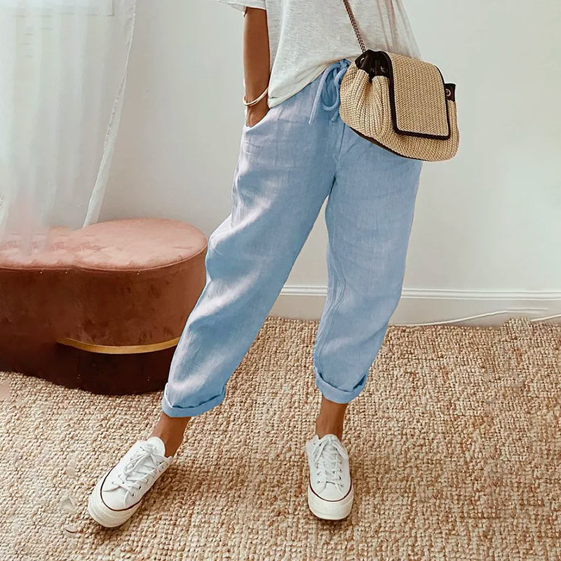 LINEN™ | PANTALÓN OVERSIZE DE LINO