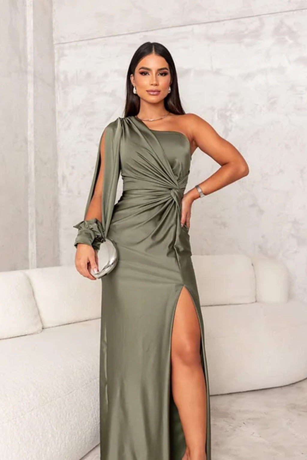 ADA™ | ELEGANTE VESTIDO DRAPÉ GLAMOUR