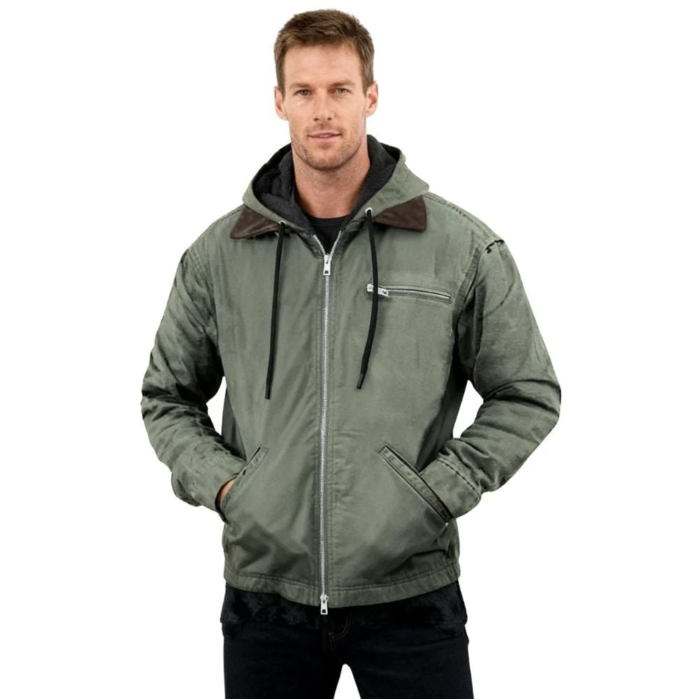 CHAQUETA HOODIE COZY CON FORRO INTERIOR ULTRA SUAVE