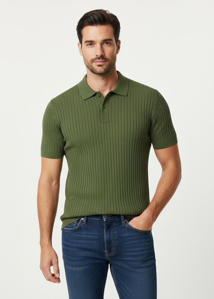 ATLAS™ | POLO SLIM FIT DE PUNTO