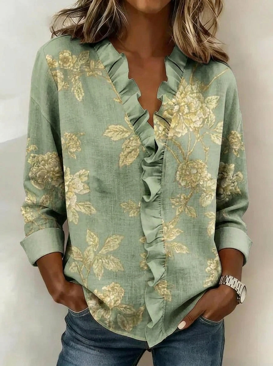ROSALINDA™ | BLUSA DE LINO ELEGANTE
