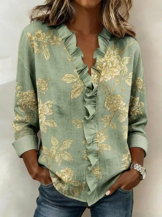 ROSALINDA™ | BLUSA DE LINO ELEGANTE
